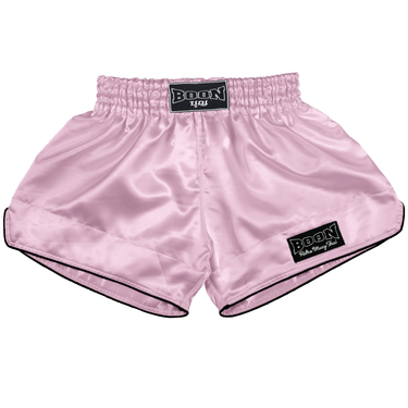 RSLP Retro Muay Thai Shorts LIGHT PINK - BOON Sport